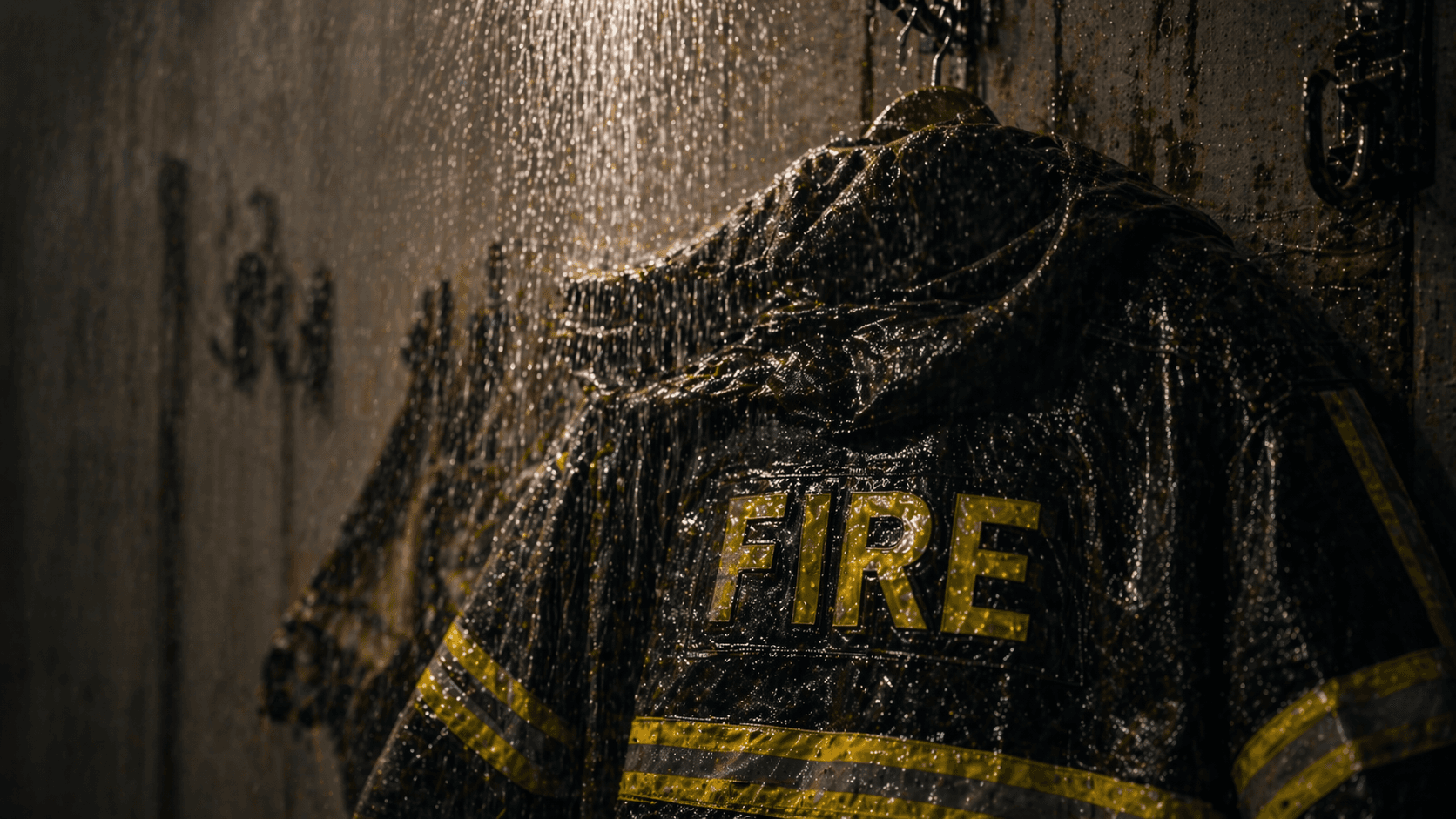 A Firefighter's Post-Shift Shower