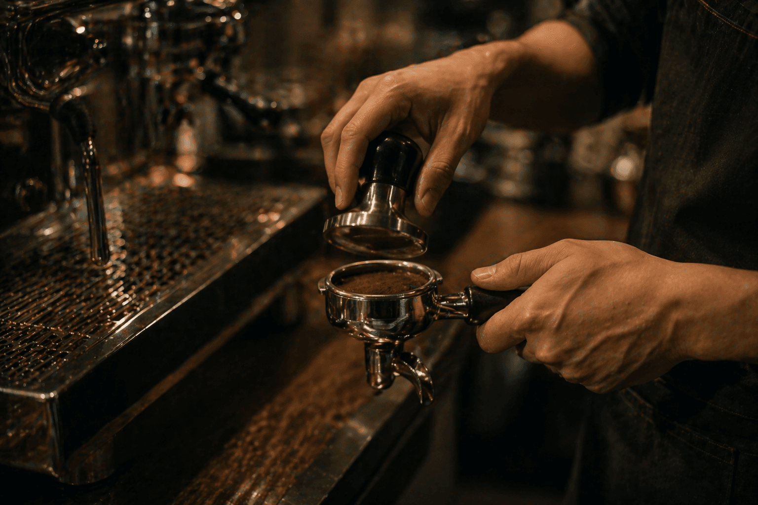A Barista's Ritual of Shedding Coffee's Fragrance